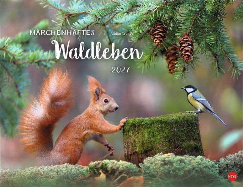Vadim Trunov: Märchenhaftes Waldleben Posterkalender 2027