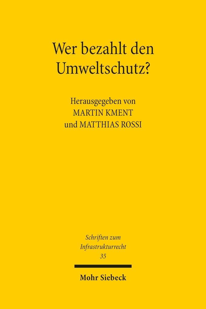 Wer bezahlt den Umweltschutz?