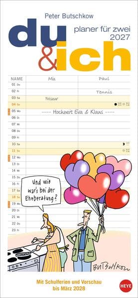 Peter Butschkow: Planer für zwei - Du & ich 2027