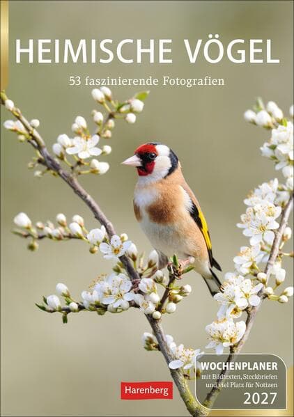 Heimische Vögel Wochenplaner 2027 - 53 faszinierende Fotografien