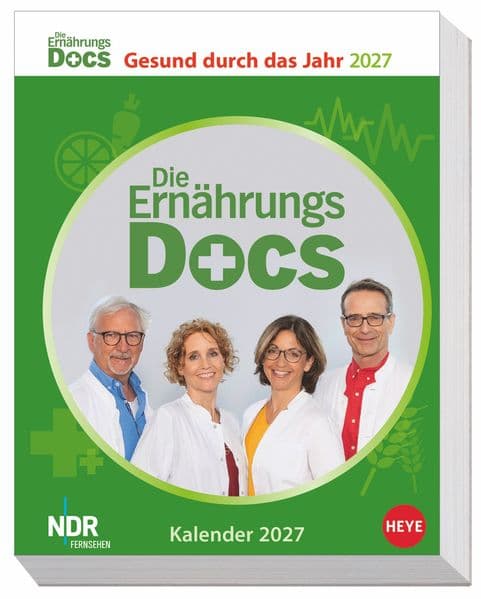 Die Ernährungs-Docs - Gesund durch das Jahr Tagesabreißkalender 2027