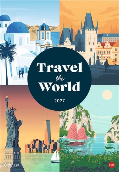 Travel the World Posterkalender 2027