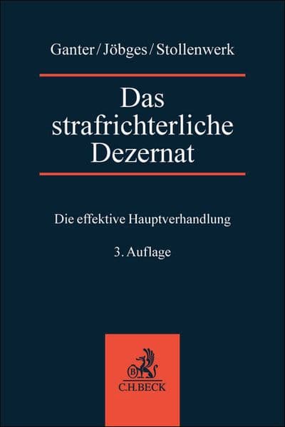 Das strafrichterliche Dezernat