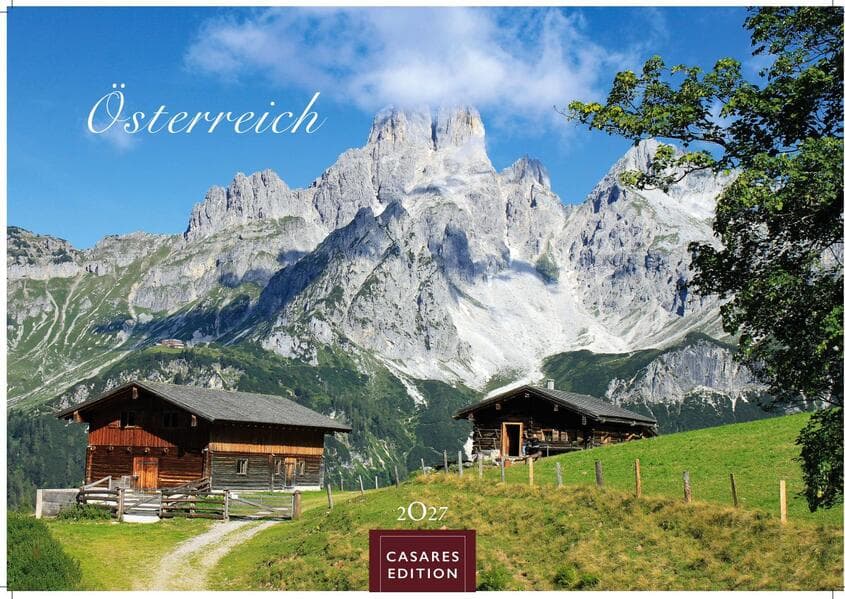 Österreich Kalender 2027 - Wandkalender | Fotokalender | Österreich Kalender | Alpenkalender | Alpenländer 24x35cm -Bilder von Wien, Salzburg, Tirol & mehr