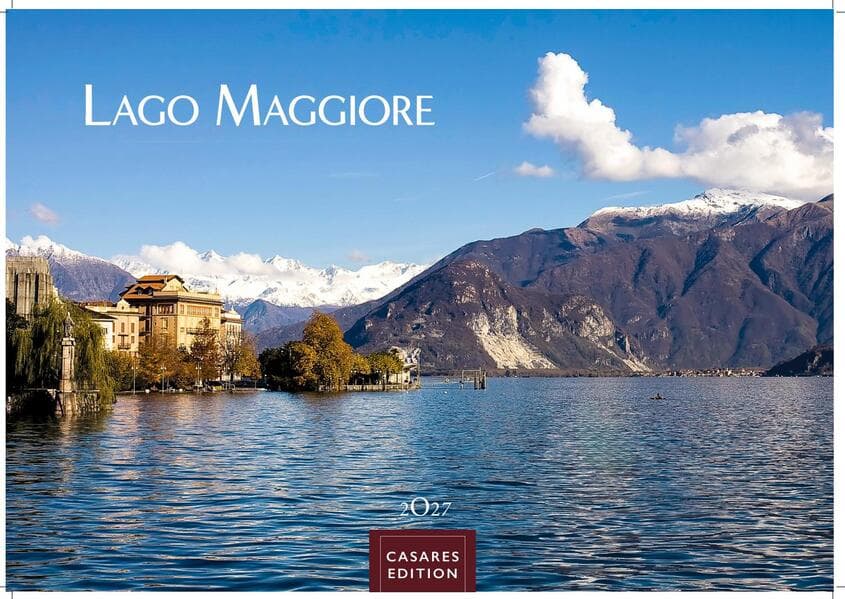 Lago Maggiore Kalender 2027 - Wandkalender | Fotokalender Italien 24x35 cm - mit 12 traumhaften Motiven