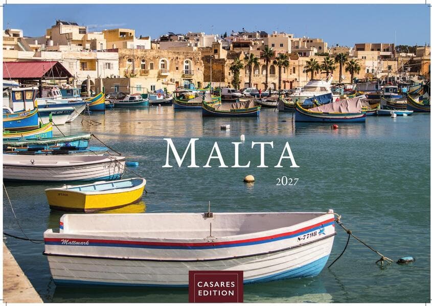 Malta Kalender 2027 - Wandkalender | Fotokalender Südeuropa 24x35cm - Hochwertiger . mit atemberaubenden Fotos von Malta - ideal für Liebhaber der Insel und Reiseliebhaber.