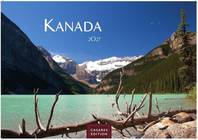 Kanada Kalender 2027 - Wandkalender | Fotokalender Nordamerika 24x35cm - Stimmungsvolle Reise durch Kanada, majestätische Natur, wilde Weiten und eindrucksvolle Fotomotive