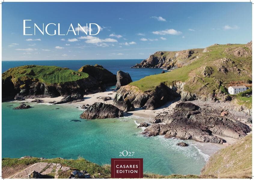 England Kalender 2027 - Wandkalender | Fotokalender England 24x35cm - Atemberaubende Fotos von bekannten Sehenswürdigkeiten und Naturwundern Englands