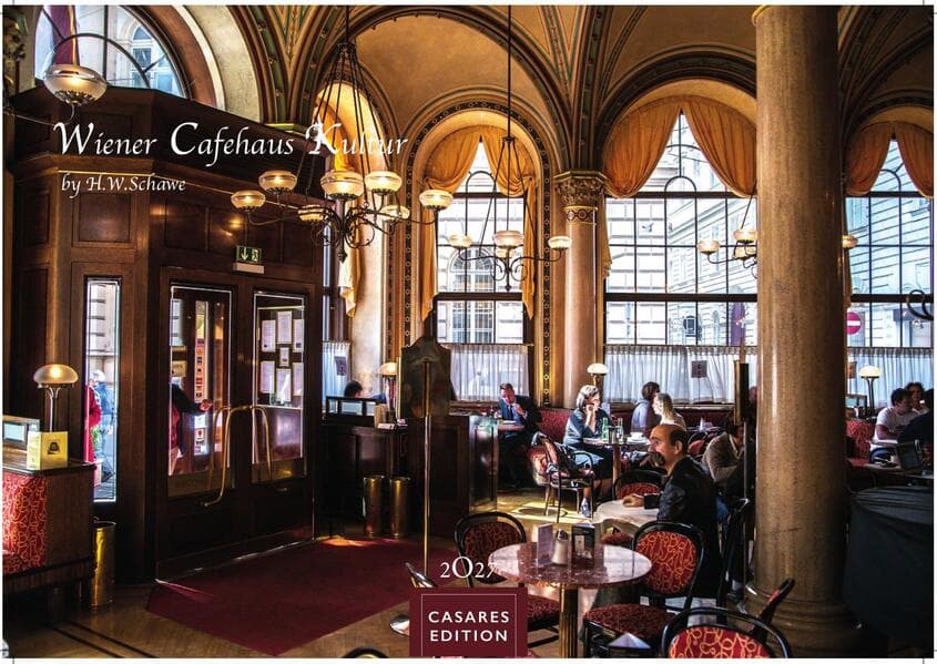 Wiener Caféhaus Kultur Kalender 2027 - Wandkalender | Fotokalender| Österreich Kalender | Alpenländer 24x35cm | Historische & Kulturelle Kaffeehaus Motive | . & Geschenkidee