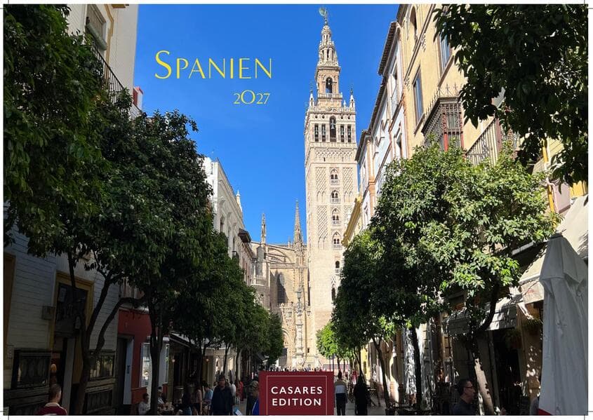 Spanien Kalender 2027 - Wandkalender | Fotokalender Spanien 24x35 cm- Premium . mit 12 faszinierenden Fotos