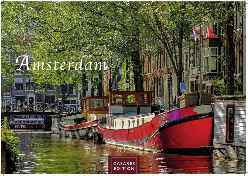 Amsterdam Kalender 2027 - Wandkalender | Fotokalender |Niederlande |Mitteleuropa 24x35cm - Atemberaubende Fotos von Amsterdams Sehenswürdigkeiten, Kanälen und kulturellen Highlights.