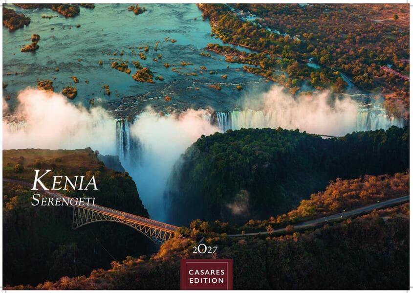 Kenia & Serengheti Kalender 2027 - Wandkalender | Fotokalender Afrika 24x35cm - Wunderschöne Tierkalender- und Naturschutzfotos.