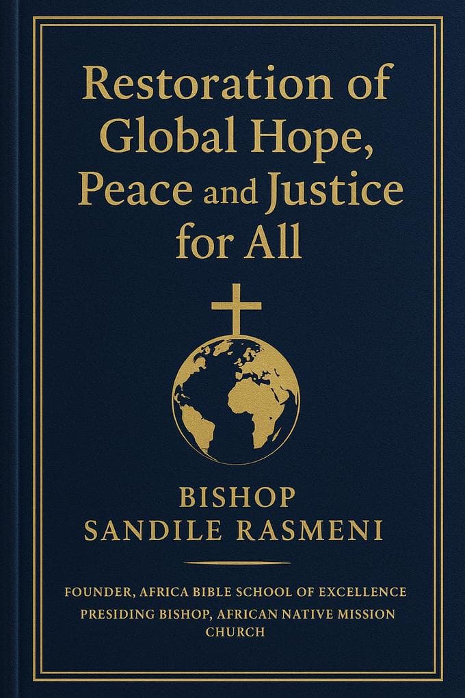 Restoration of Global Hope, Peace and Justice for All