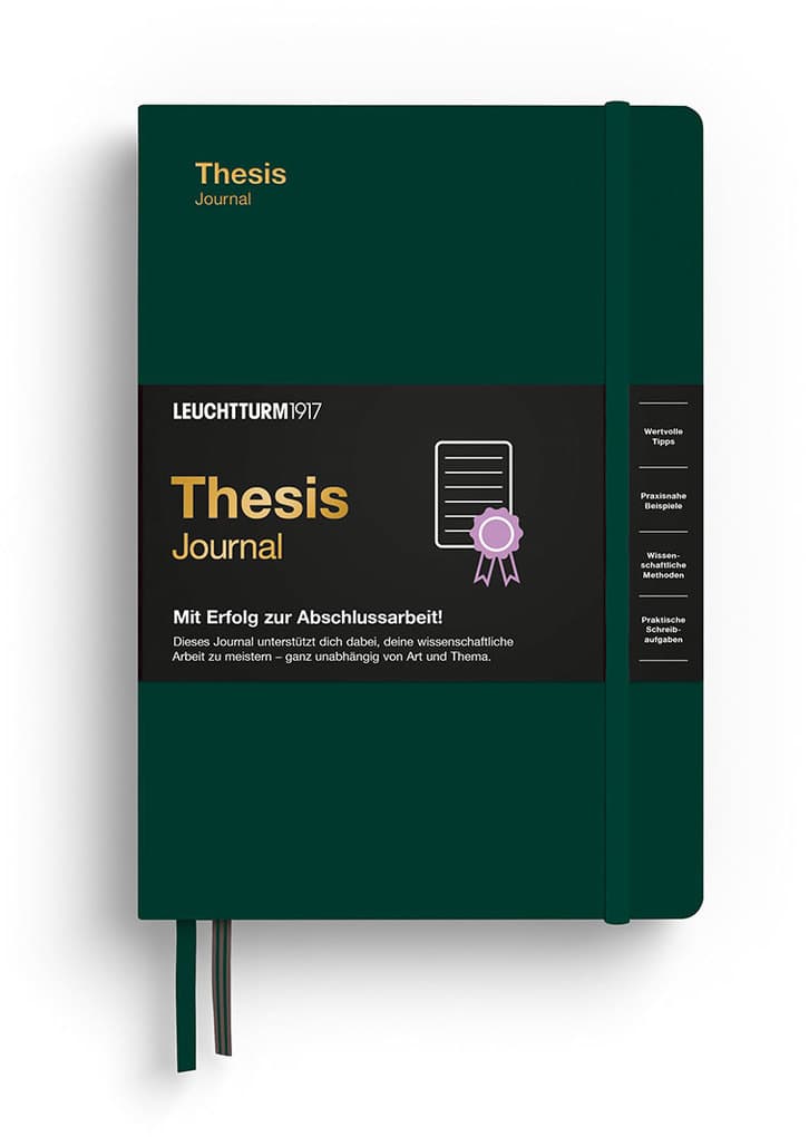 Thesis Journal Medium (A5), Hardcover, Dusty Rose, Deutsch