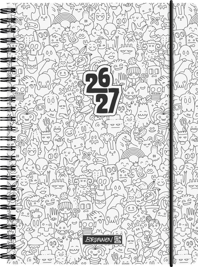 Schülerkalender 2026/2027 "ZENart" | A5, Kunststoff