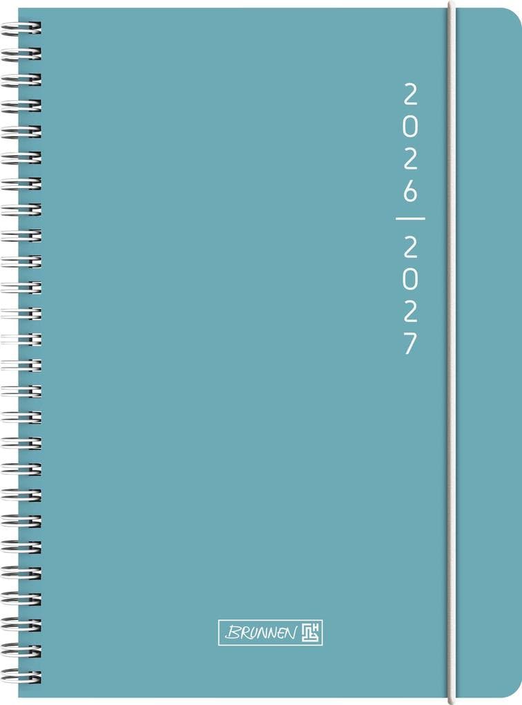 Schülerkalender 2026/2027 "Plain Blue" | A5, Kunststoff