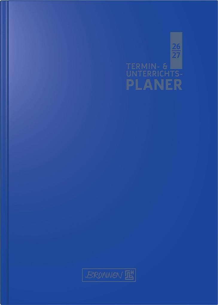 Termin- & Unterrichtsplaner 2026/2027 | A5, Kunststoff, blau