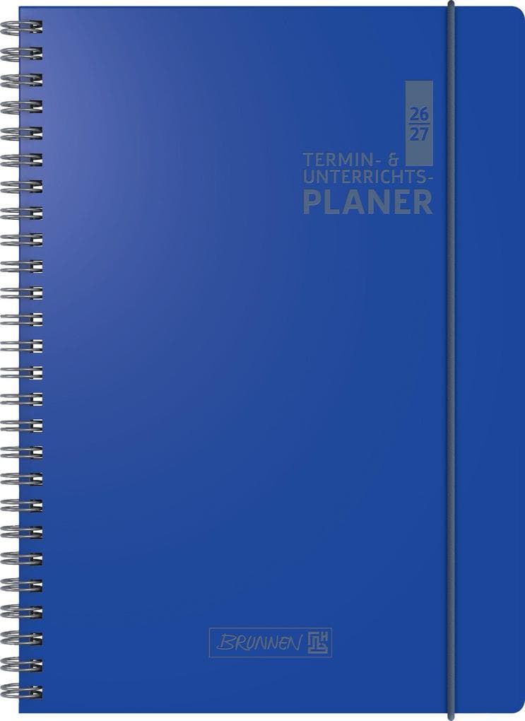 Termin- & Unterrichtsplaner 2026/2027 | A4, Kunststoff, blau
