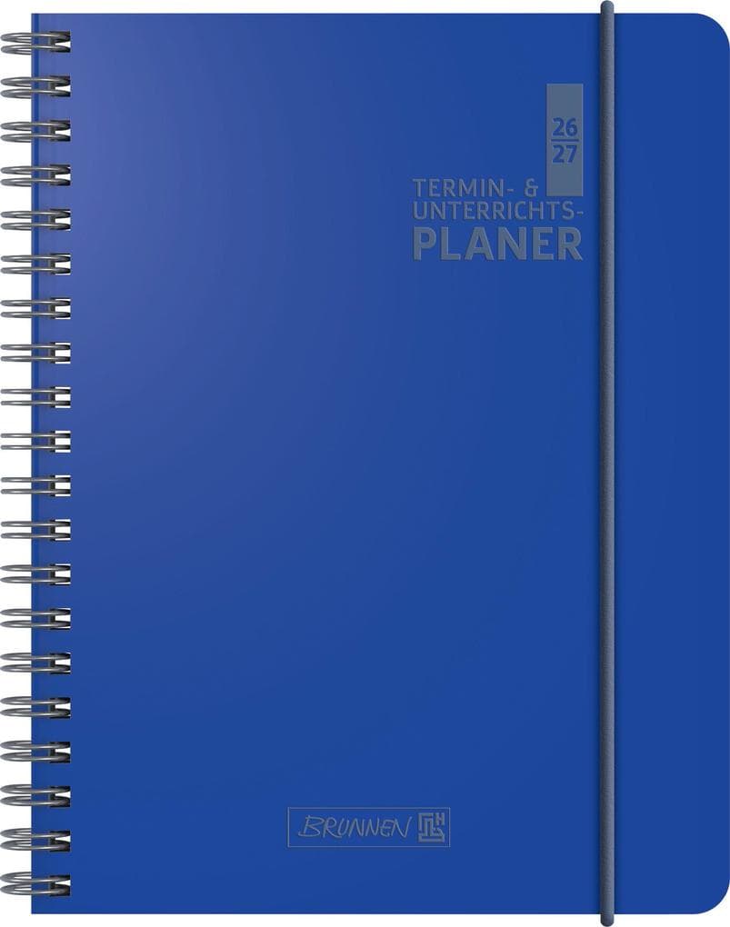 Termin- & Unterrichtsplaner 2026/2027 | A5, Kunststoff, blau