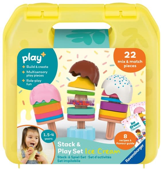 Play+ Steck- und Spiel-Set: Mix dein Eis - ab 1,5 Jahre