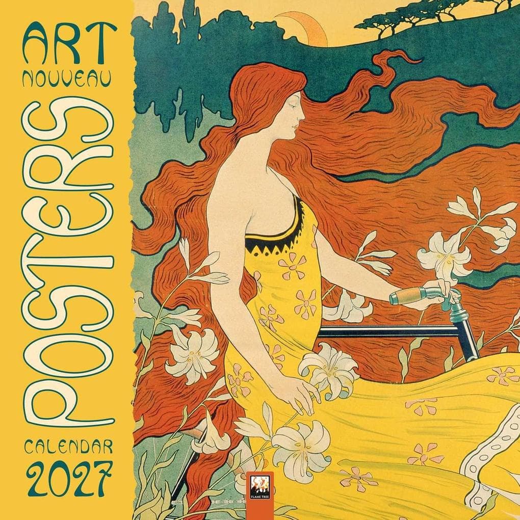 Art Nouveau Posters Wall Calendar 2027 (Art Calendar)