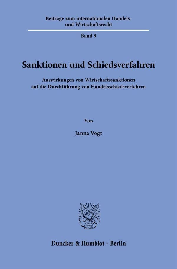Sanktionen und Schiedsverfahren