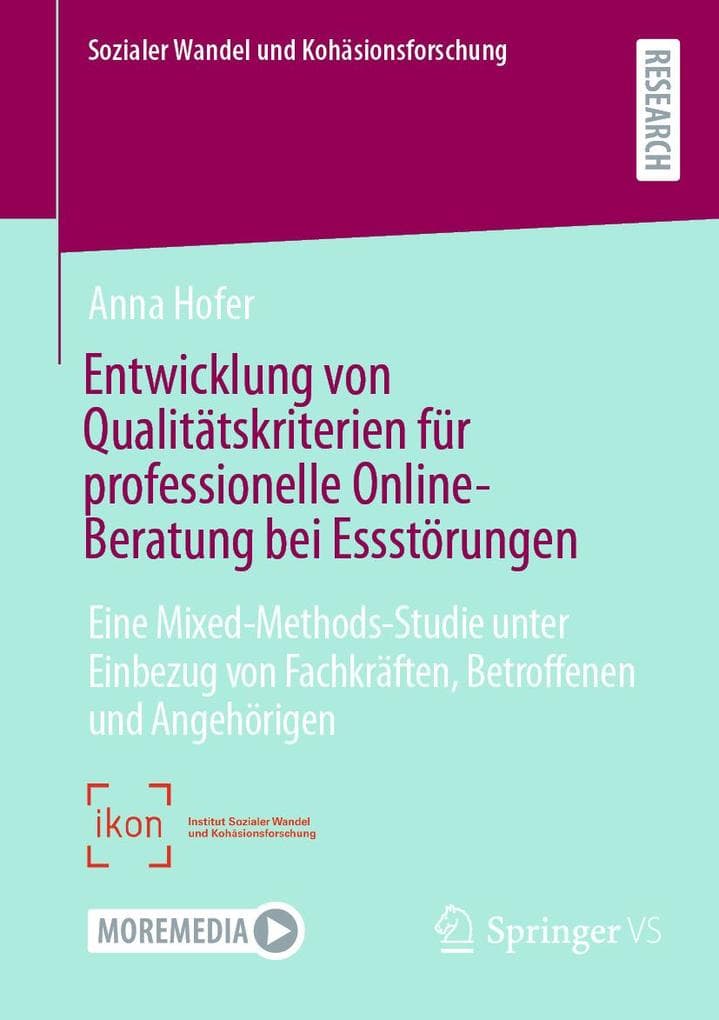 Entwicklung von Qualitätskriterien für professionelle Online-Beratung bei Essstörungen