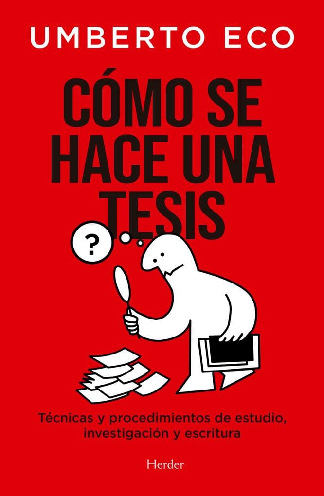 Cómo se hace una tesis