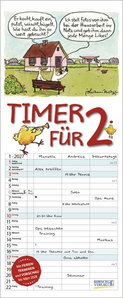 Timer für 2 2027