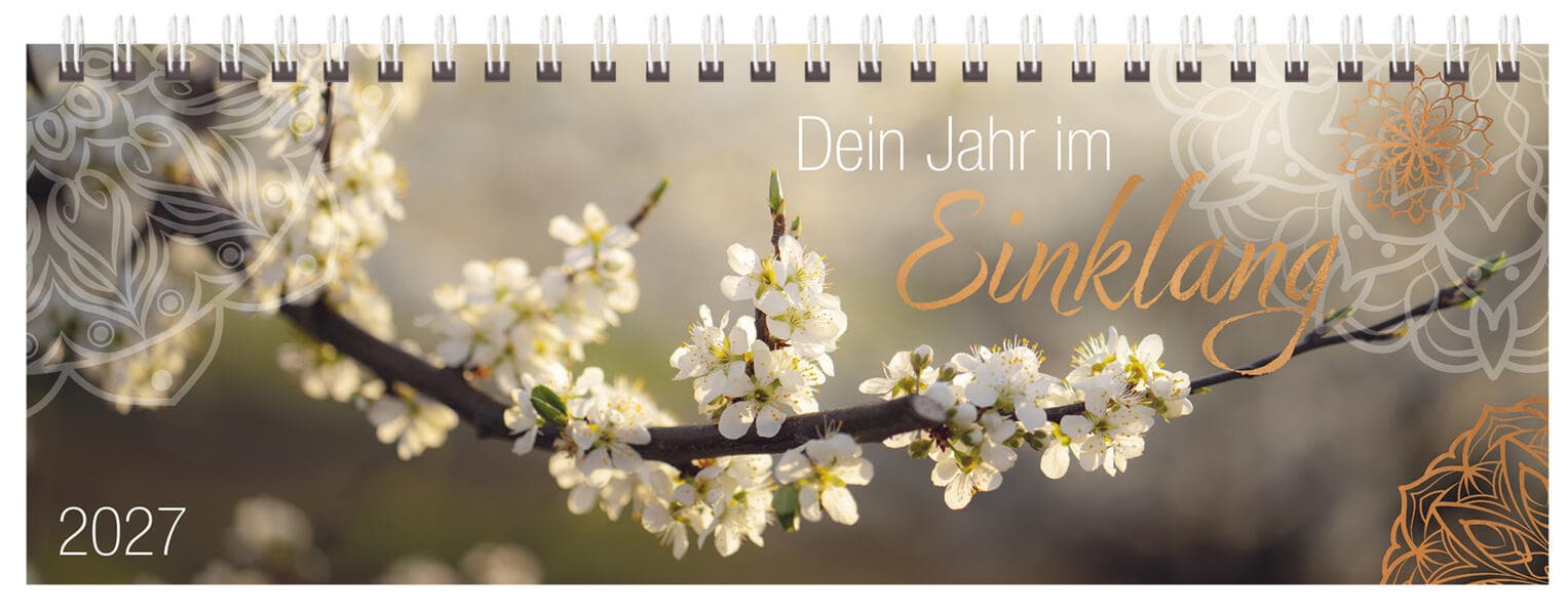 Tischquerkalender Dein Jahr im Einklang 2027