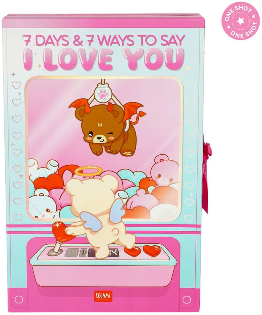 Box mit 7 Überraschungen - 7 Days and 7 Ways to Say I Love You