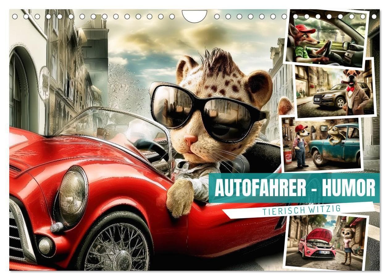 Autofahrer-Humor (Wandkalender 2027 DIN A4 quer), CALVENDO Monatskalender