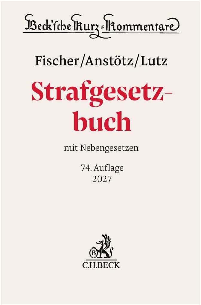 Strafgesetzbuch. StGB: mit Nebengesetzen