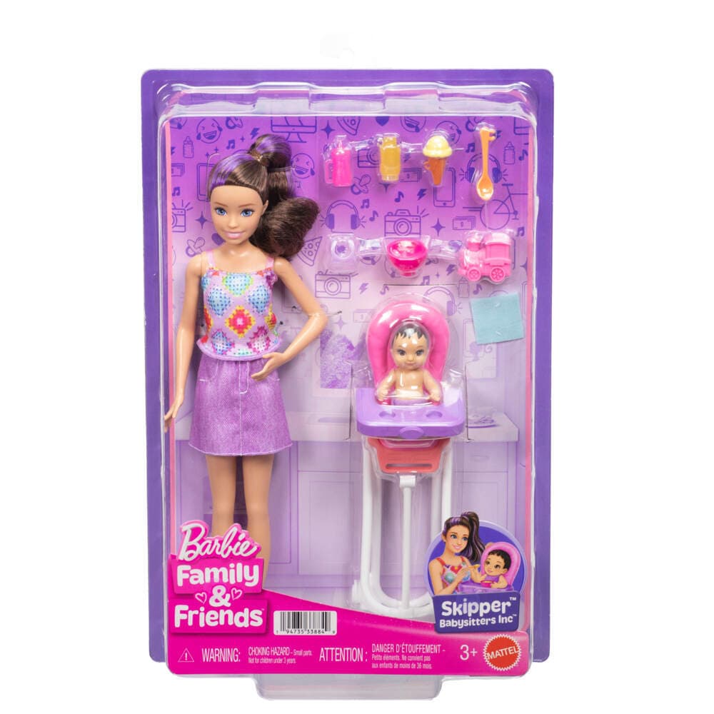 Barbie "Skipper Babysitters Inc." Hochstuhl Spielset