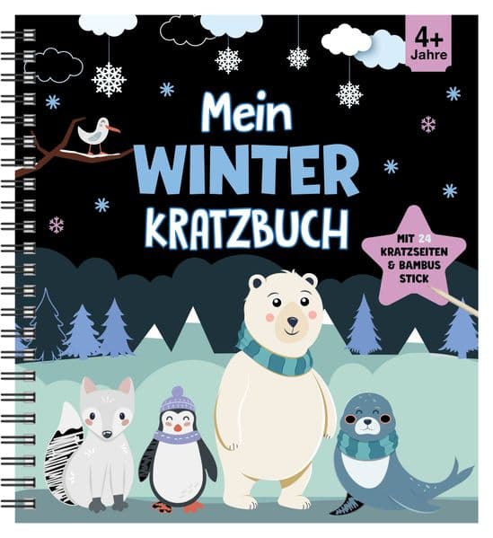 Mein Winter-Kratzbuch