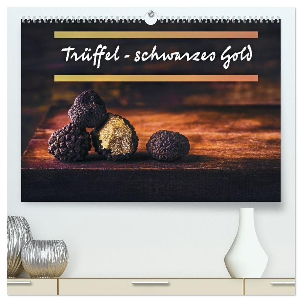 Trüffel - schwarzes Gold (hochwertiger Premium Wandkalender 2027 DIN A2 quer), Kunstdruck in Hochglanz