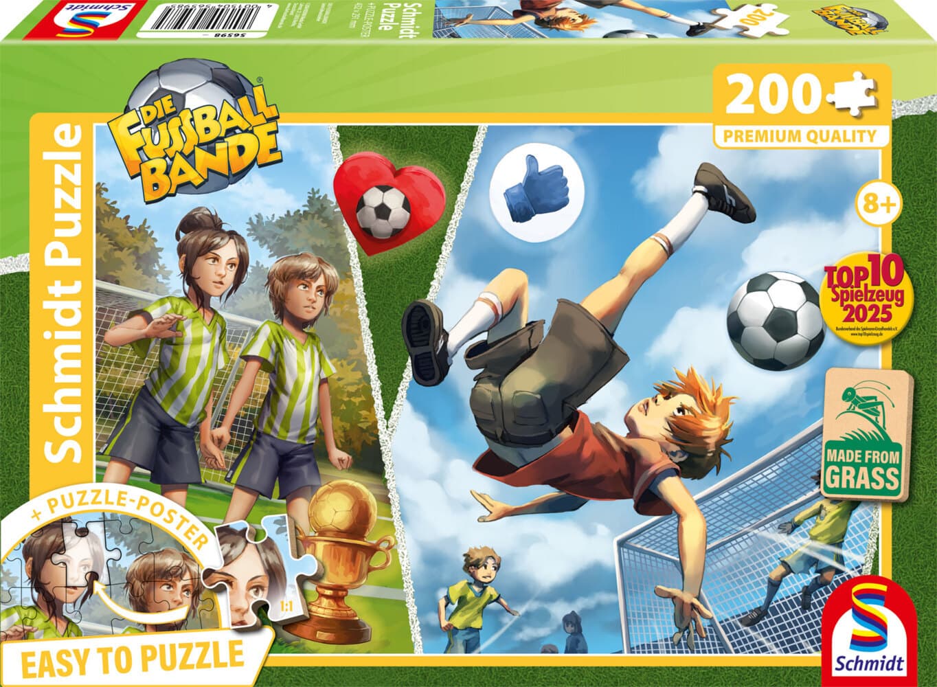 Die Fussballbande, Leons Fallrückzieher, 200 Teile