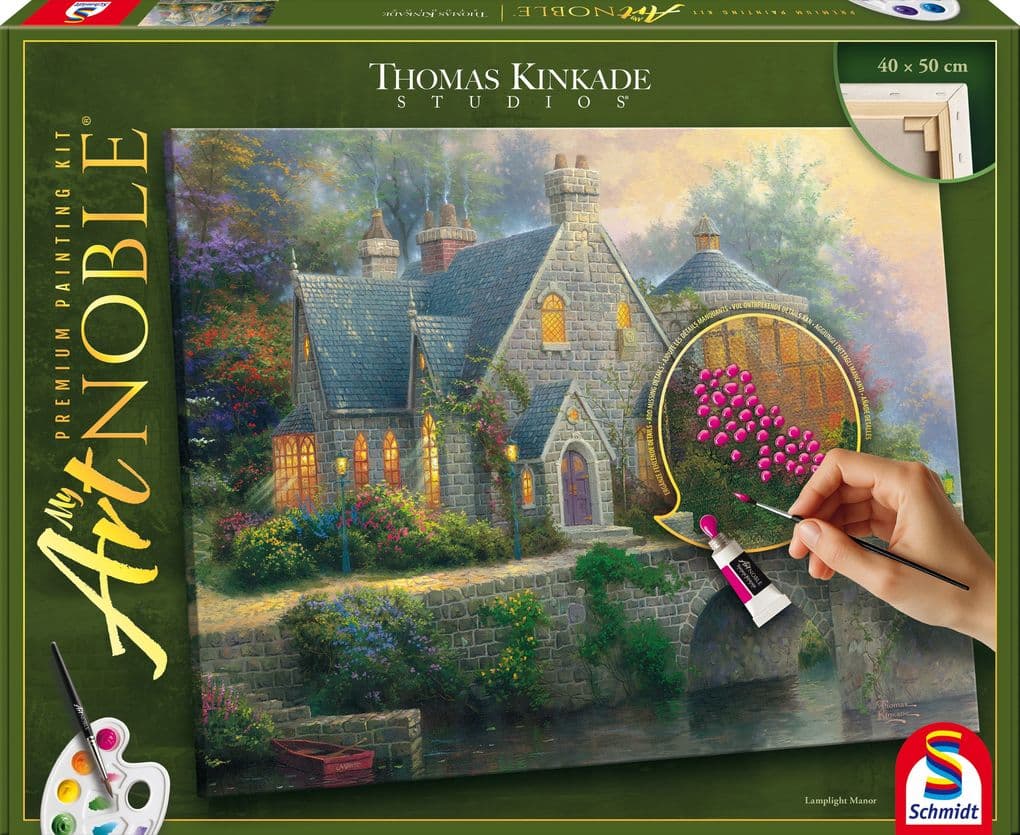 My ArtNoble, T.Kinkade Lamplight Manor