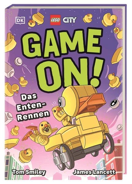 LEGO® City Game On! - Das Enten-Rennen: LEGO Lese-Abenteuer für Kinder ab 6 Jahren. Mit dynamischen Comic-Illustrationen und integriertem Suchspiel