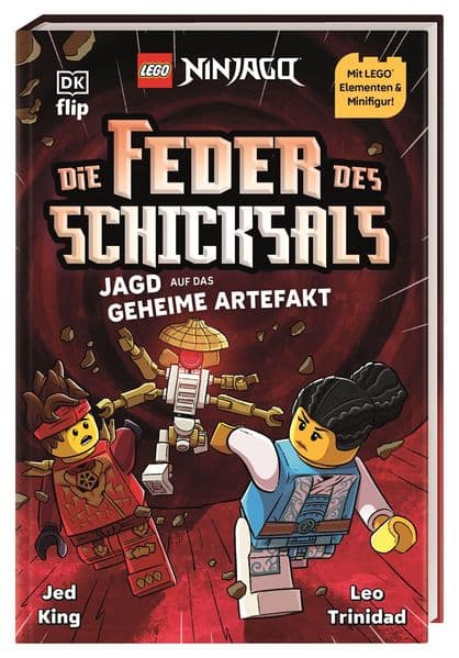 LEGO® NINJAGO® Die Feder des Schicksals - Jagd auf das geheime Artefakt: Mit LEGO® Elementen und Minifigur. LEGO Lesen & Spielen für Kinder ab 6 Jahren