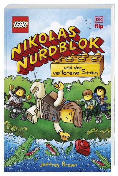 LEGO® Nikolas Nurdblok und der verlorene Stein: Witziges LEGO Comic-Abenteuer von Bestseller-Autor Jeffrey Brown. Für Kinder ab 8 Jahren