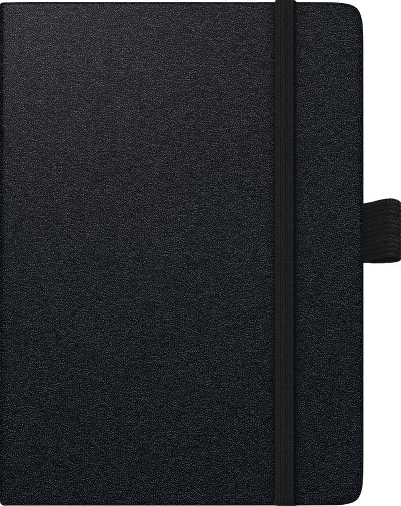 BRUNNEN 1073666907 Taschenkalender Kompagnon Mod. 736 66 2027 A6, Kunststoff, schwarz