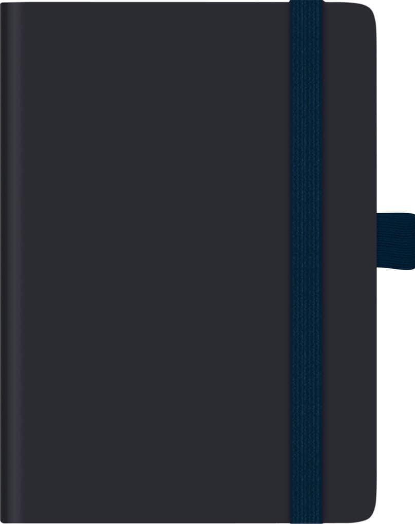 BRUNNEN 1073266327 Taschenkalender Kompagnon Mod. 732 66 2027 A6, Kunststoff, dunkelblau