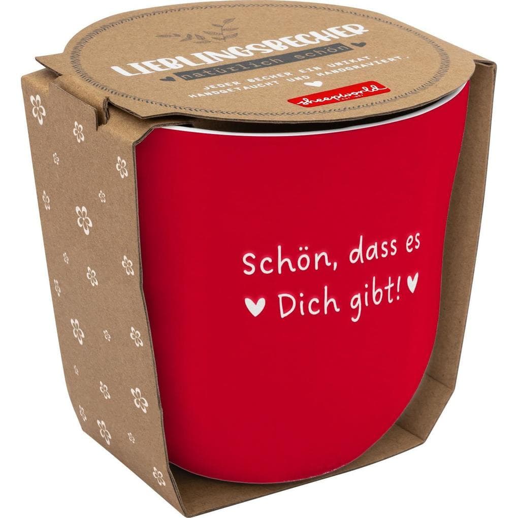 Lieblingsbecher "Schön, dass es Dich gibt!"