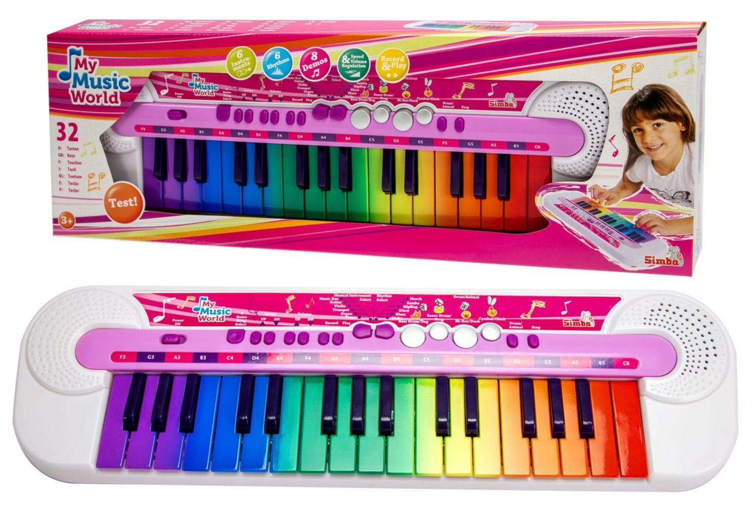 My Music World Girls Keyboard