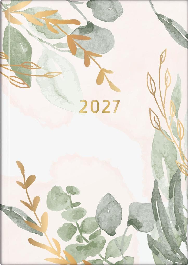 rido/idé 7021507037 Buchkalender Premium Young Line 2027 "Bloom" A5, Papier