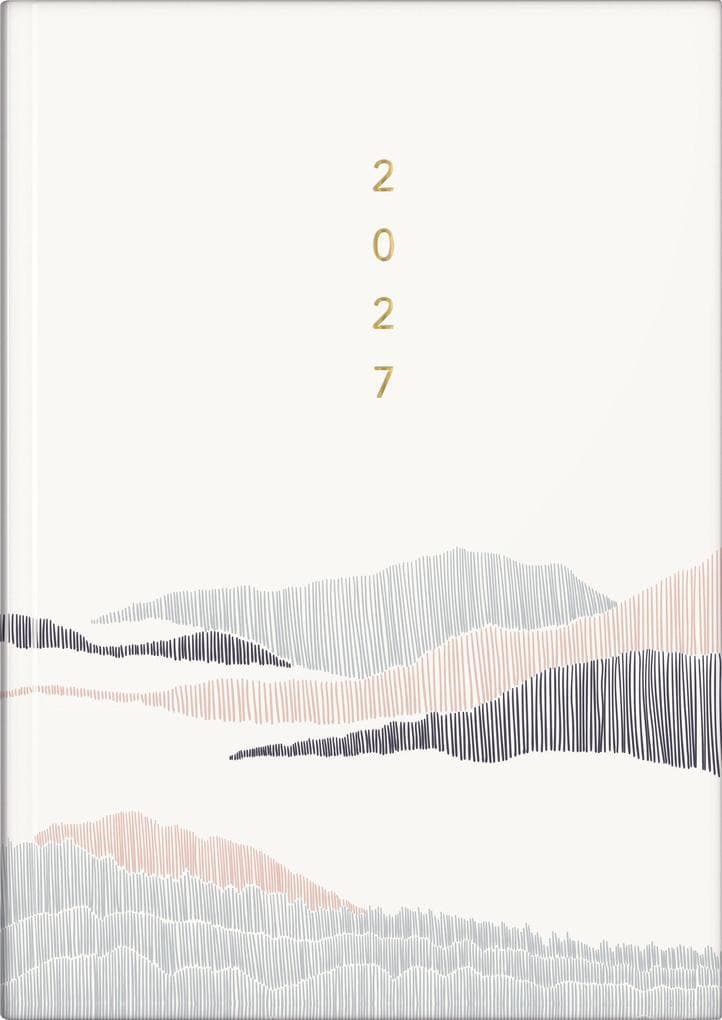 rido/idé 7028507047 Buchkalender Premium Young Line 2027 "Simple" A5, Papier