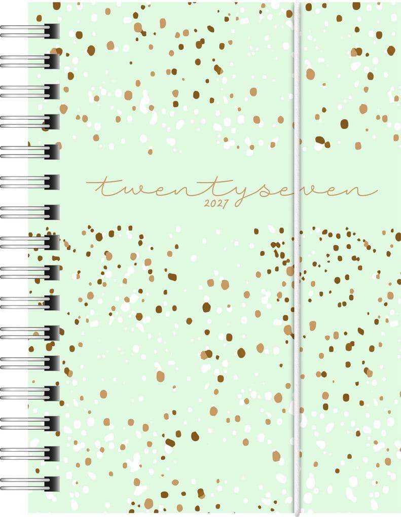 rido/idé 7013102027 Taschenkalender Mod. perfect/Technik I 2027 "Confetti" A6, Kunststoff