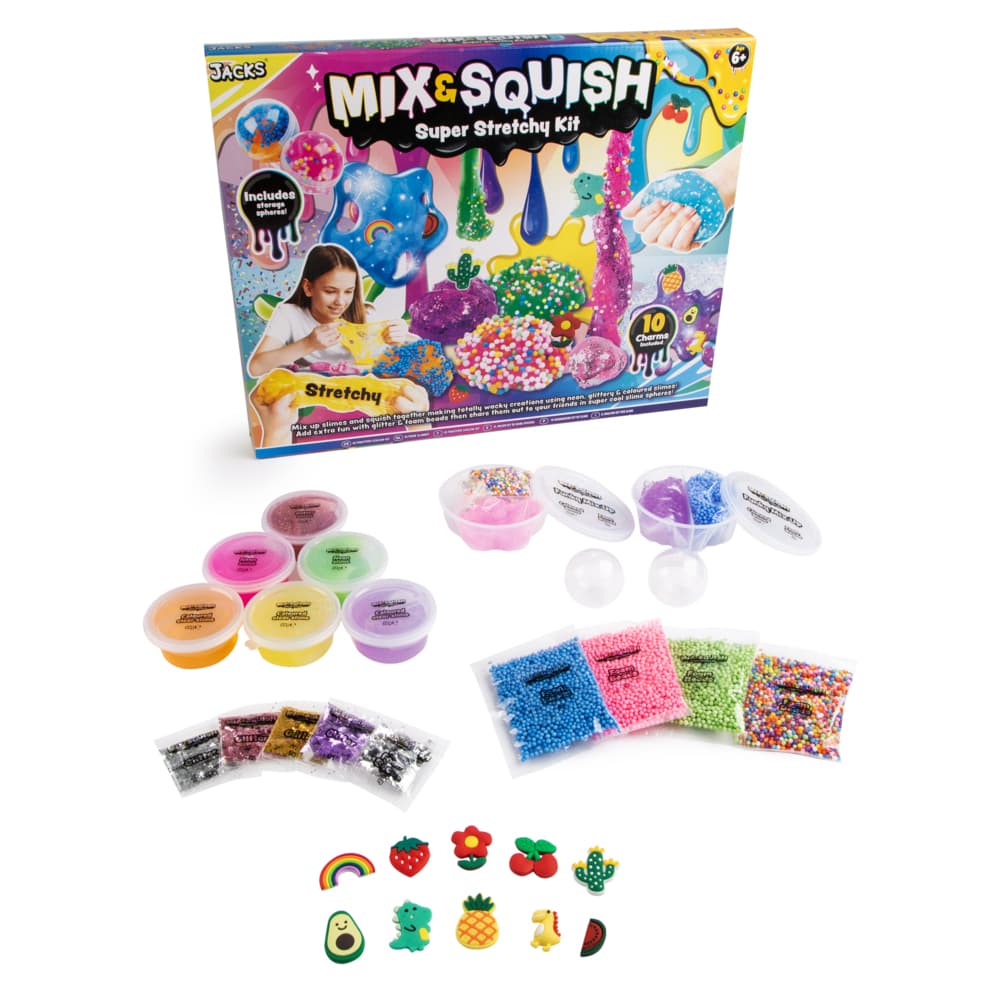 Mix and Squish Super stretchy Slime kit