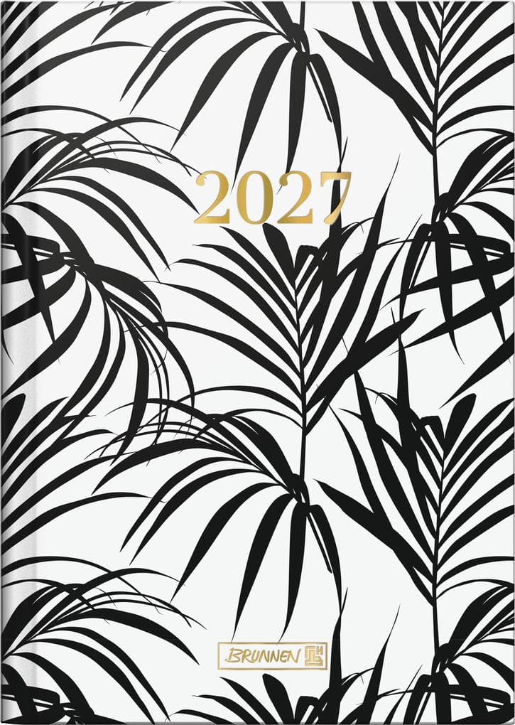 BRUNNEN 1079612017 Buchkalender Mod. 796 2027 "Jungle" A5, Papier